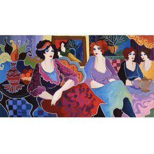 Cafe Laguna by Patricia Govezensky Hand Signed Numbered Limited Edition